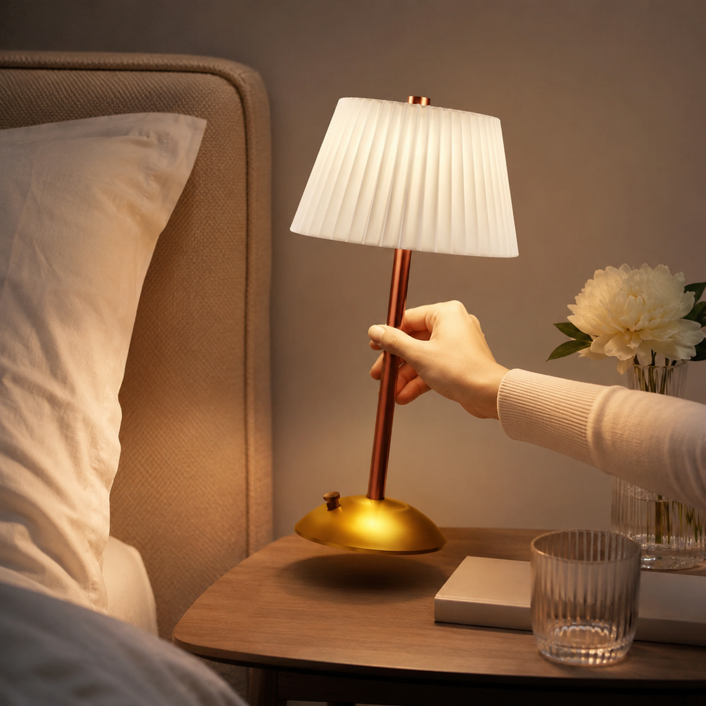 Elara Pleated Table Lamp