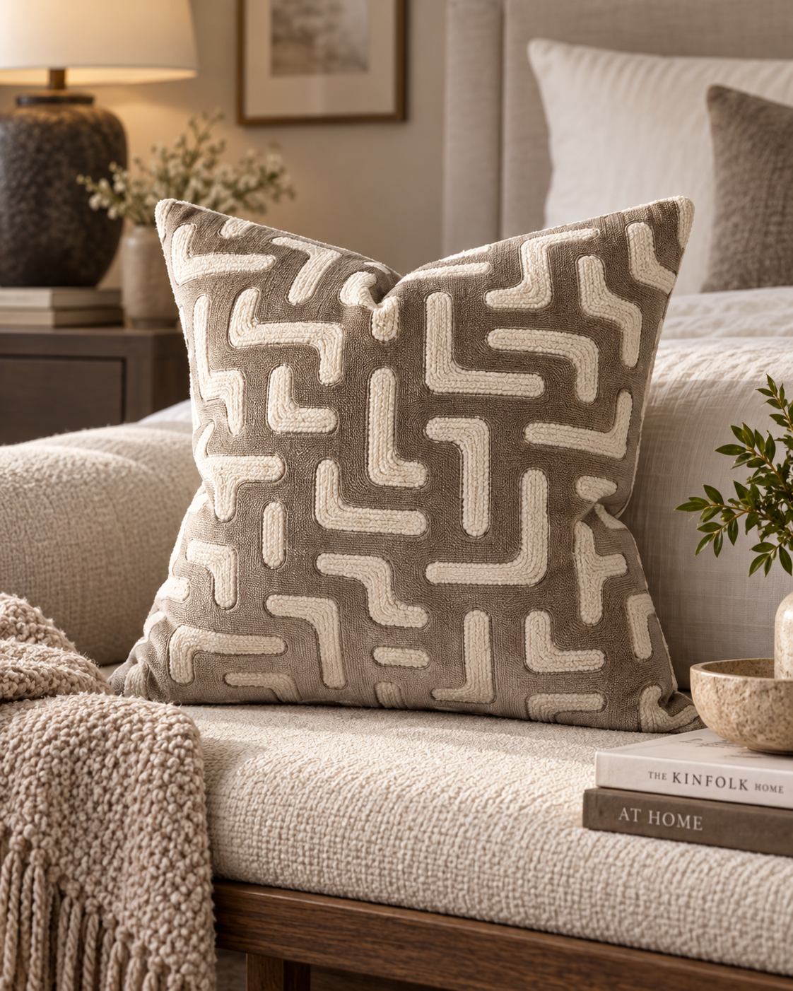 The Marlowe Textured Cushion
