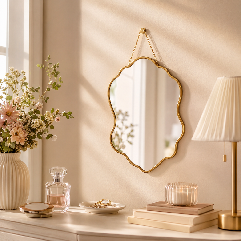 The Mirelle Wavy Mirror