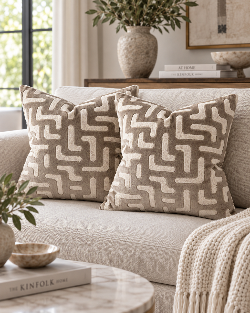 The Marlowe Textured Cushion