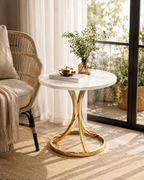 The Aurielle Marble Side Table