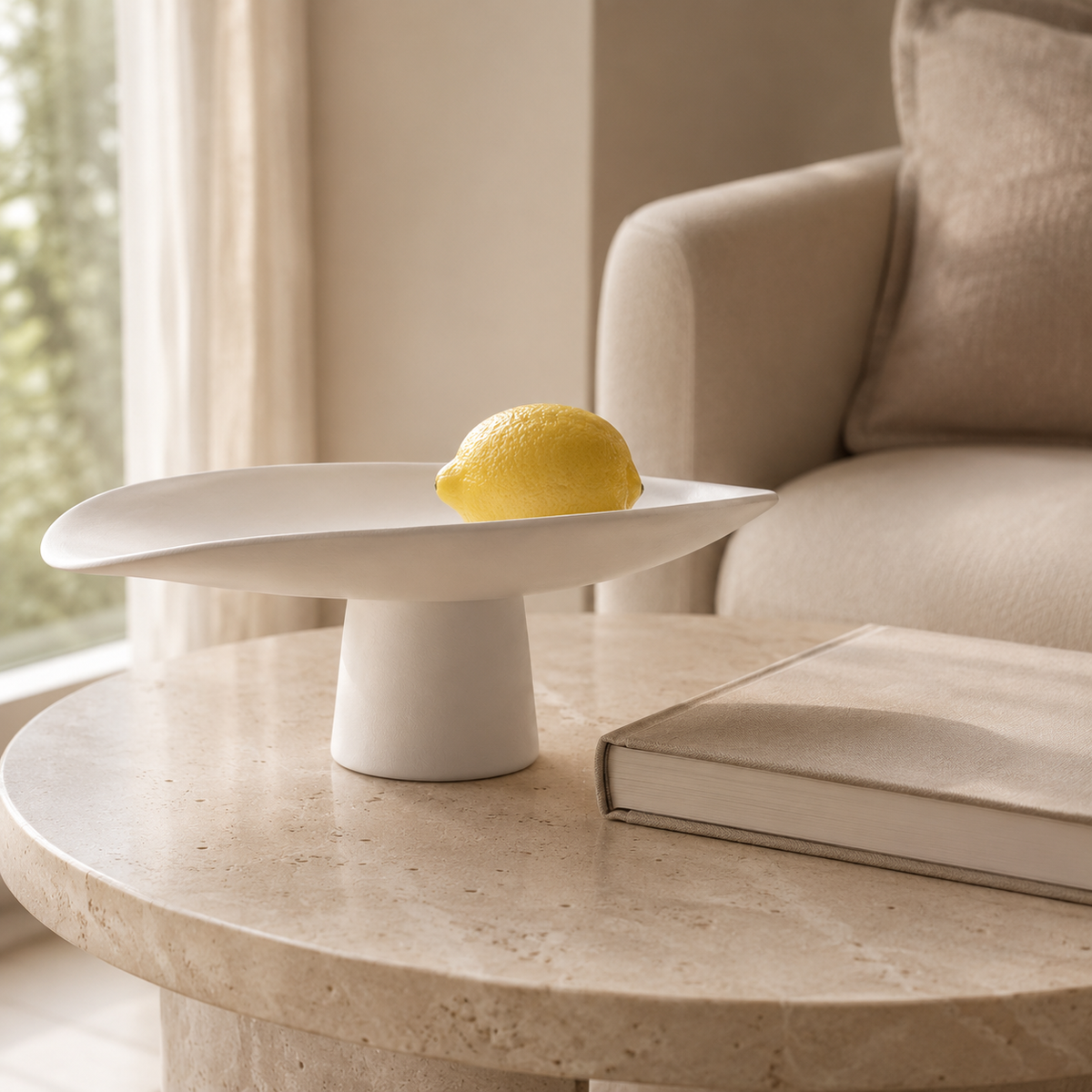 The Aveline Pedestal Tray