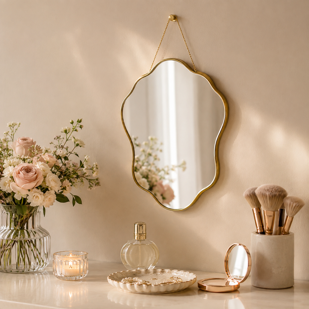 The Mirelle Wavy Mirror