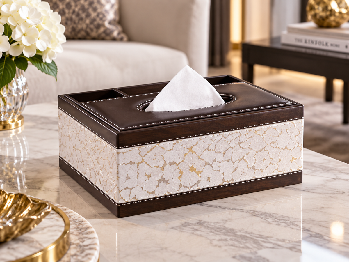 The Verona Luxe Tissue Box