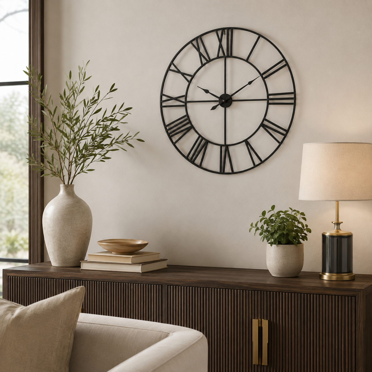 The Beaumont Roman Wall Clock