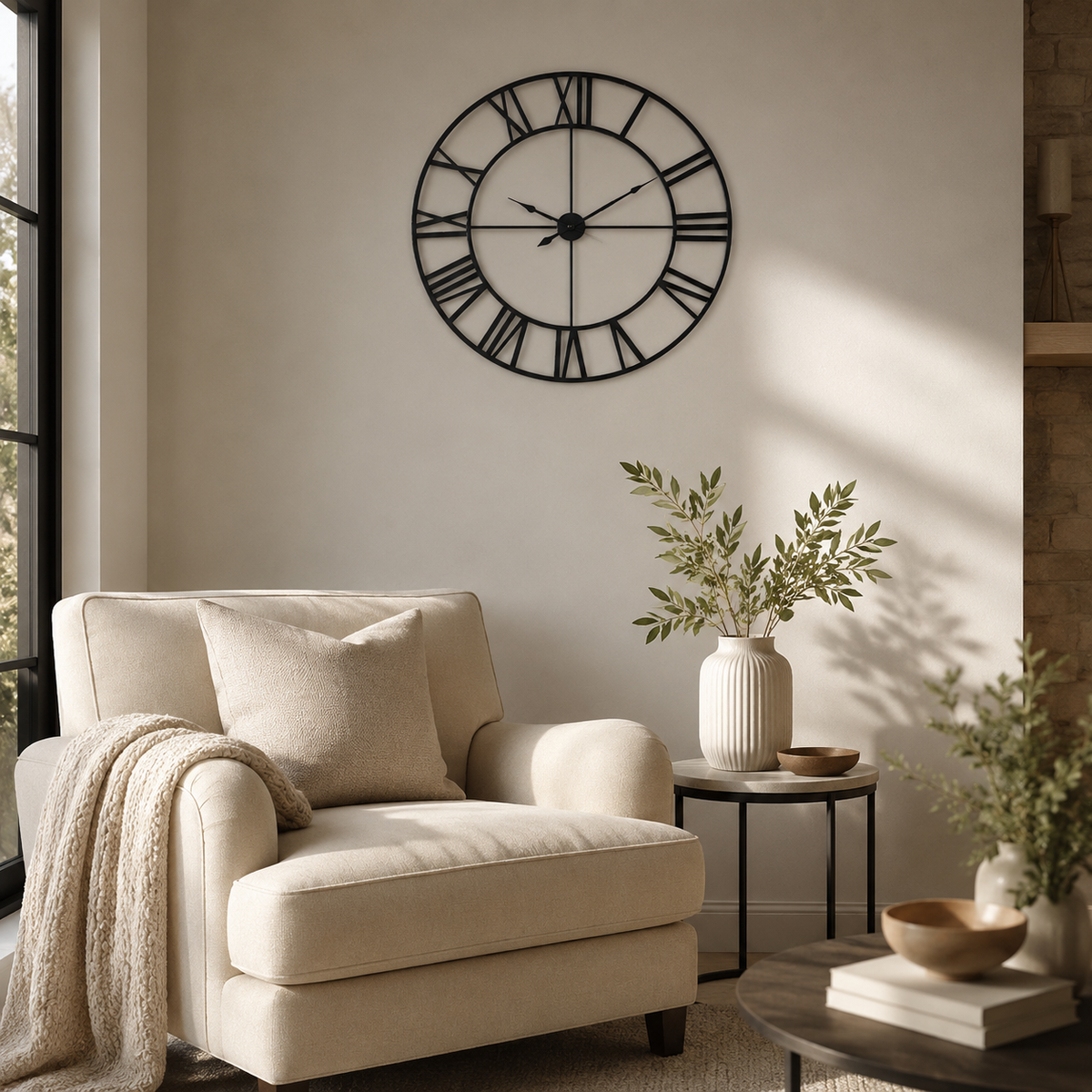 The Beaumont Roman Wall Clock